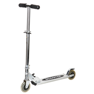 50% steel+50% Aluminium 2 wheel scooter with 100mm PVC wheels